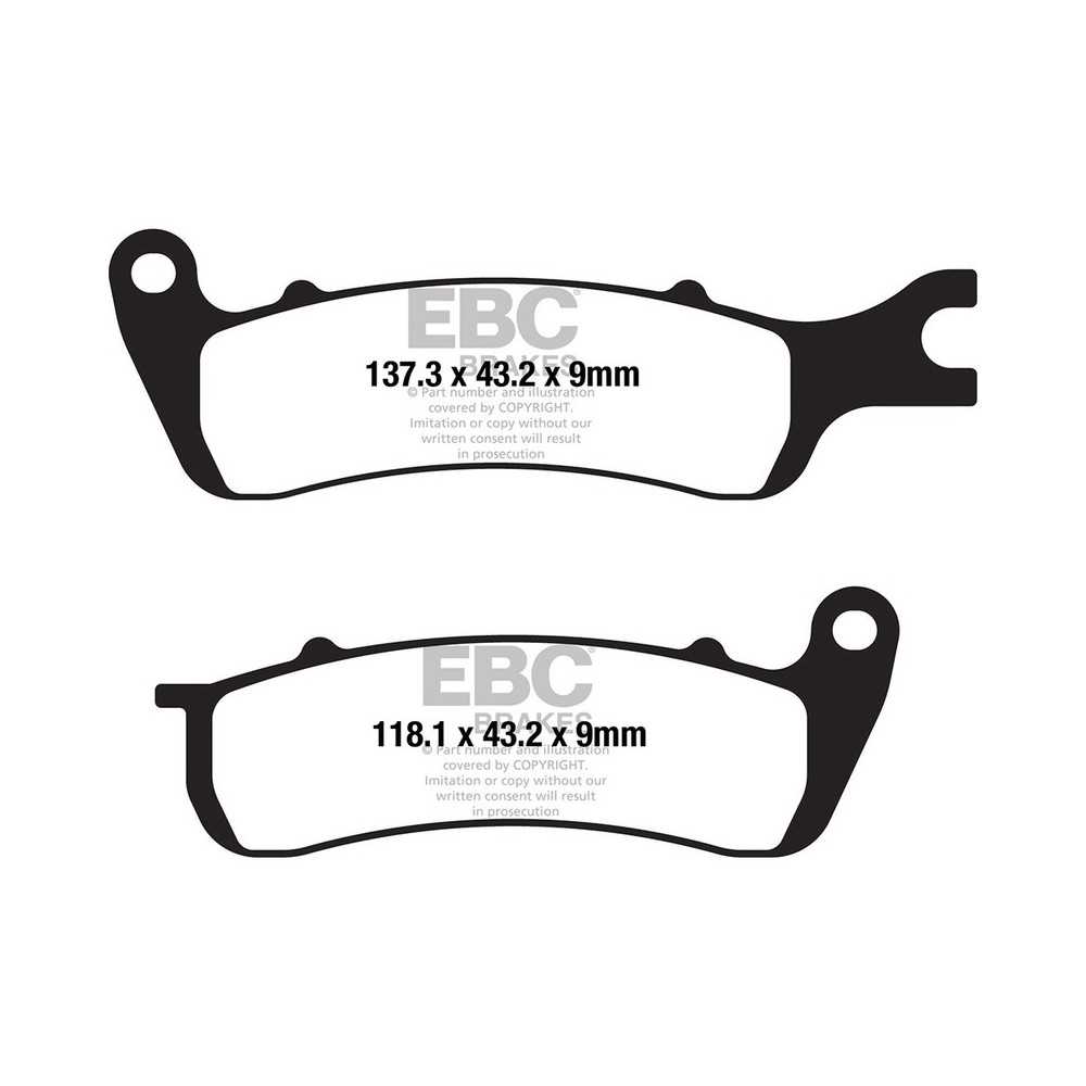 Brake Pads SFA722 for AJS Cadwell/Tempest 125 19 Stock EBC