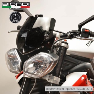 Windshield Triumph Streettriple Fume Dark for TRIUMPH Speed Triple R 675/50 13- Windshields and Fairings BIONDI