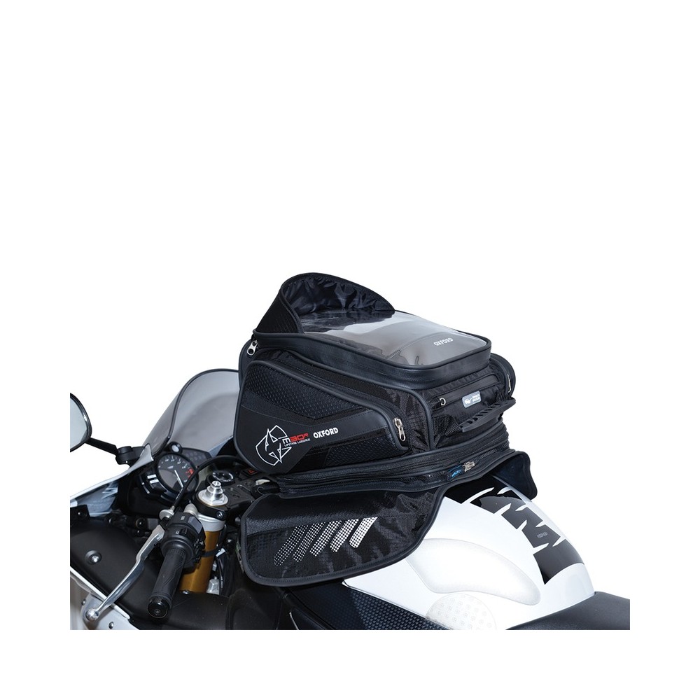 S30R Tank Strap On - Black Windshields and Fairings OXFORD