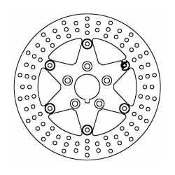 Brake Disc Harley Davidson Flht Electra Glide for HARLEY DAVIDSON XLH 883 Sportster 70-99 and other model Brake Discs Ferodo