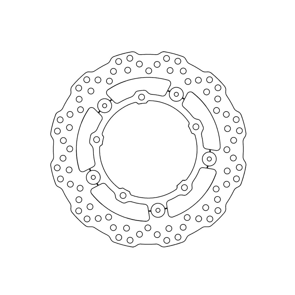 Brake Disc Yamaha MT07 TRACERXSR700 Front for YAMAHA MT-07 14-17 and other model Brake Discs Ferodo