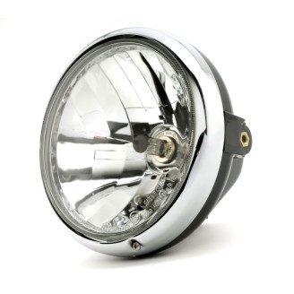 Headlight D.170 Black Ducatiguzzi-Honda-Suzuki All Products ECIE