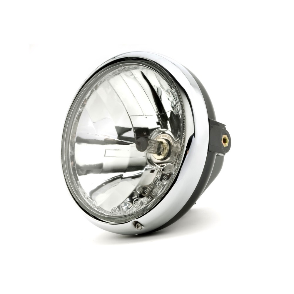 Headlight D.170 Black Ducatiguzzi-Honda-Suzuki All Products ECIE