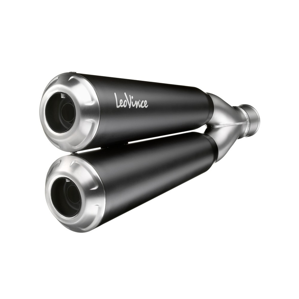 Slip-On Gp Duals Kawasaki Z80013-16 for KAWASAKI Z800 13-16 Exhausts and Mufflers LEOVINCE