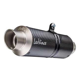 Slip-On Nero Aprilia Sr GT125/200 22- for APRILIA SR 125/200 GT 22- Exhausts and Mufflers LEOVINCE