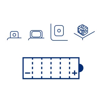 Batteria Marelli MOB30L-B-Smcon Acido per POLARIS Ranger 2X4 nd e altri modelli Tutti i prodotti MAGNETI MARELLI