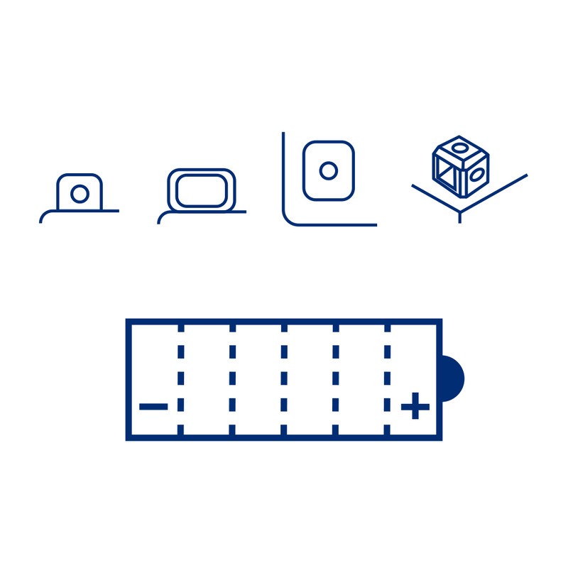 Batteria Marelli MOB30L-B-Smcon Acido per POLARIS Ranger 2X4 nd e altri modelli Tutti i prodotti MAGNETI MARELLI