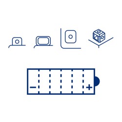 Marelli BATTERYMOB30L-B-Sm for POLARIS Ranger 2X4 nd and other model All Products MAGNETI MARELLI