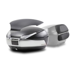 Bauletto Shad SH48 Titanio Concover Carbon + Poggia Schiena Bauletti SHAD