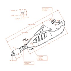 Exhaust Sitoplusaprilia Sr 50 Www 97-02 for APRILIA SR 50 WWW 97-02 and other model Exhausts and Mufflers SITO