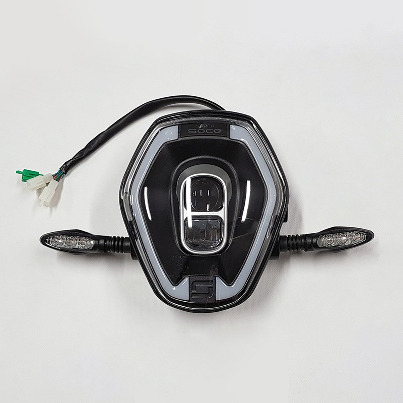 Faro Completo Tsx /Ts A Led -Con Frecce per SUPER SOCO TSx nd e altri modelli Ricambi usati originali SUPER SOCO