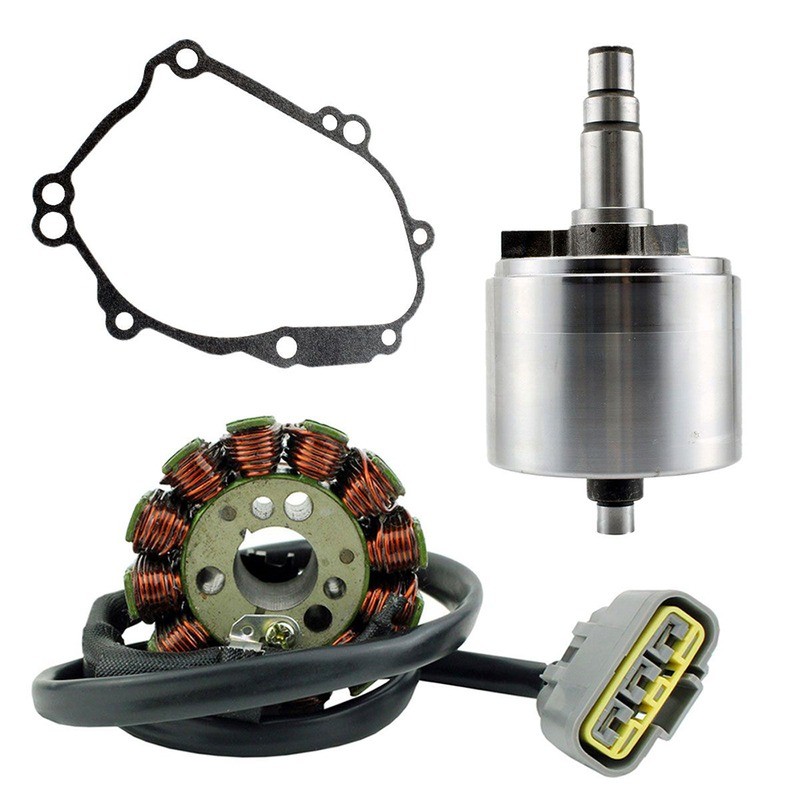 Kit Volano Formato Da Rotore,Statore E Guarnizione per YAMAHA YZF R1 04-08 e altri modelli Volani RM STATOR