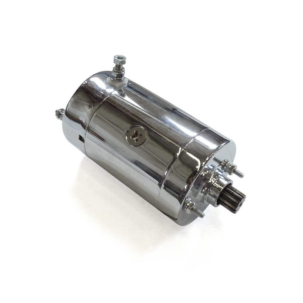 Starter Motor H.D.1200/134075- Chrome for HARLEY DAVIDSON 00 XL 74-88 and other model Starter Motors WAI
