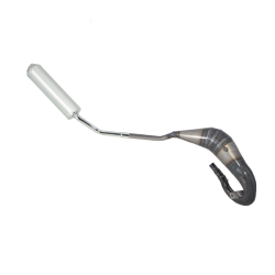 Evok Iron Pipe Hand Welded Exhaust System With Inox And Alu Shorty Silencer For Hm Cre Baja/Six Competiton - Crm Derapage 50 10-18 Exhausts and Mufflers Evok