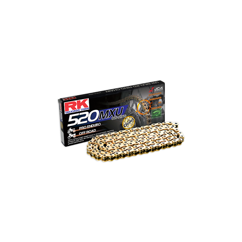 Rk Chain GB520MXU-120 Gold Cl Sprockets Rk Chain