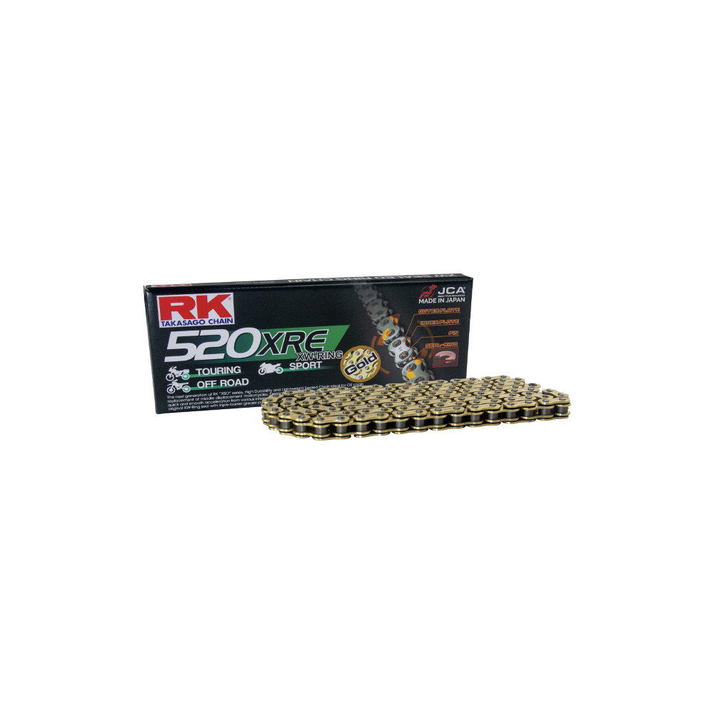 Rk Chain 520XRE-112 Clf Gold Sprockets Rk Chain