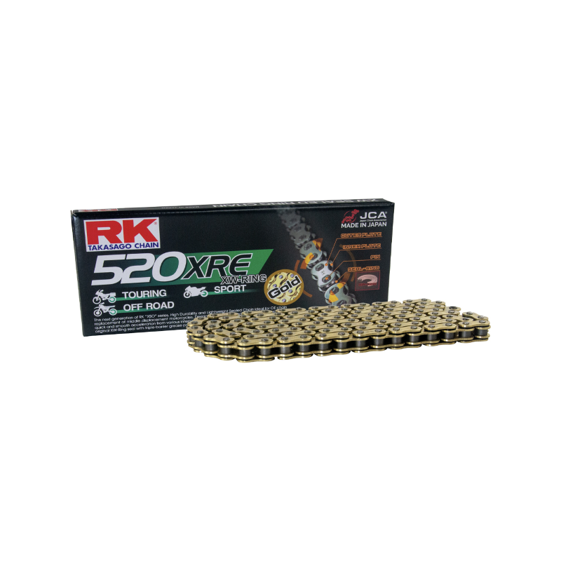 Rk Chain 520XRE-112 Clf Gold Sprockets Rk Chain