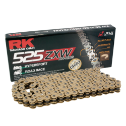 Rk Chain 525ZXW-116 Gold Clf Sprockets Rk Chain