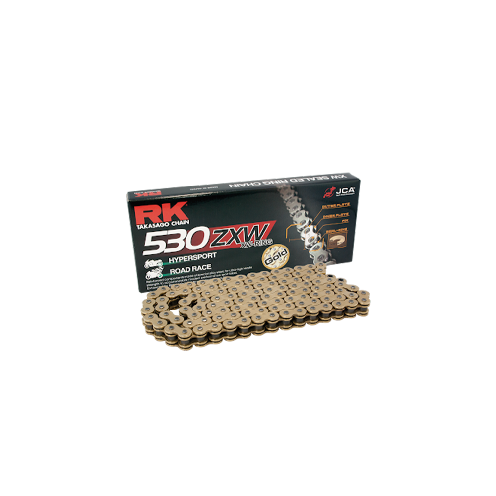 Rk Chain 530ZXW-116 Gold Clf Sprockets Rk Chain