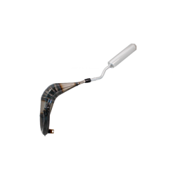 Evok Iron Pipe Hand Welded Exhaust System With Inox And Alu Shorty Silencer For Vent Baja-Derapage 50 23-25 Exhausts and Mufflers Evok