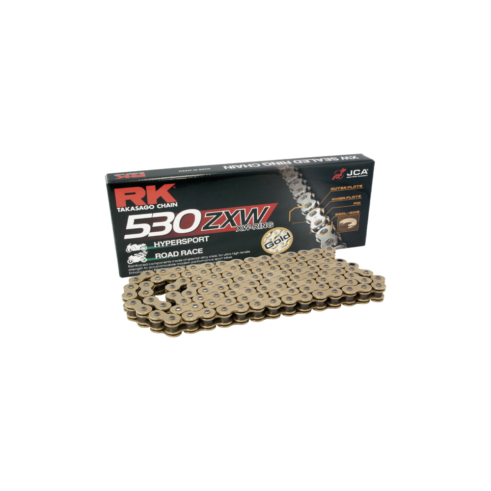 Rk Chain 530ZXW-122GOLD Clf Sprockets Rk Chain