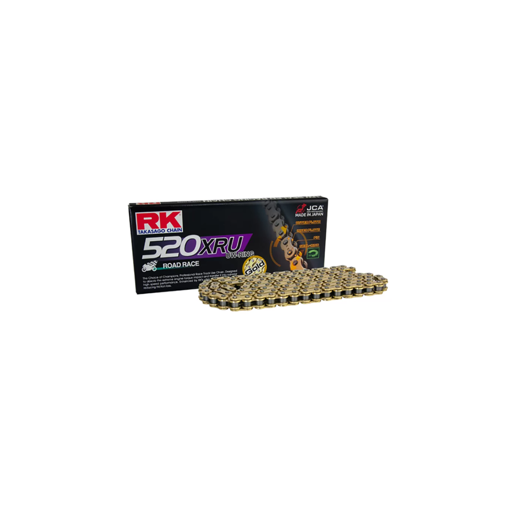 Rk Chain 520XRU-122 Clf Gold Sprockets Rk Chain
