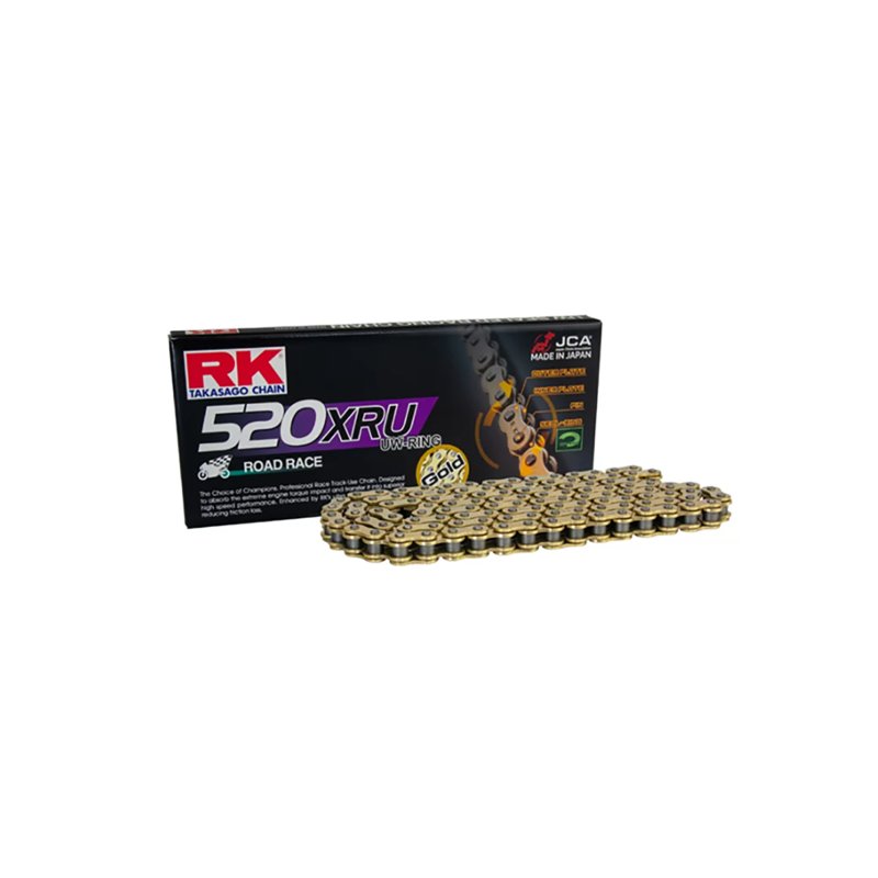 Rk Chain 520XRU-122 Clf Gold Sprockets Rk Chain
