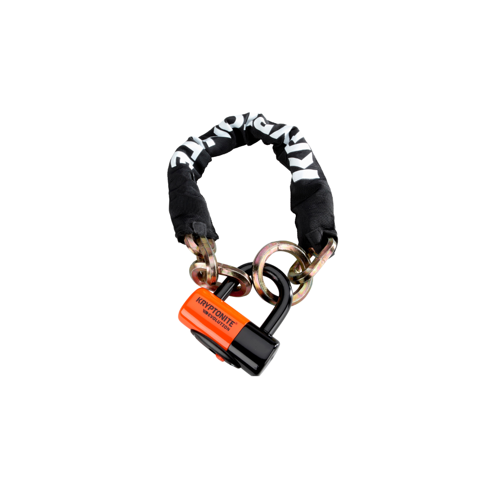 Catena New York Noose 1275 E Lucchetto Evolution Series 4 - Nero Arancio Lucchetti e Catene Kryptonite