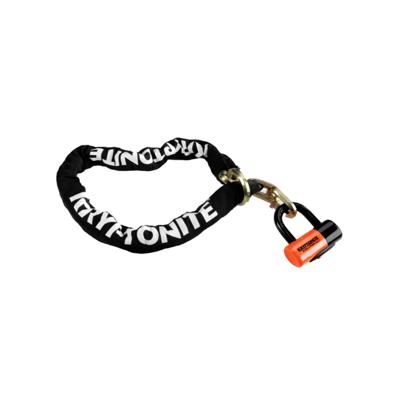Chain New York Noose 1213 And Lock Evolution Series 4 - Black Orange Locks and Chains Kryptonite