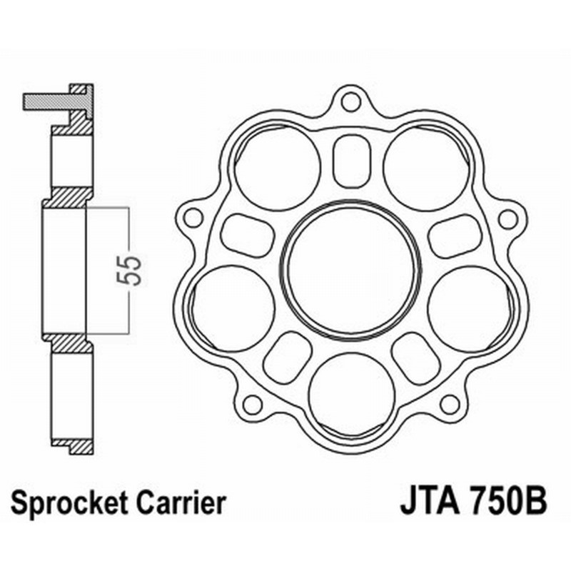 Spr.Carrier Jt For JTA761/752 for DUCATI 748 95-03 and other model Sprockets JT