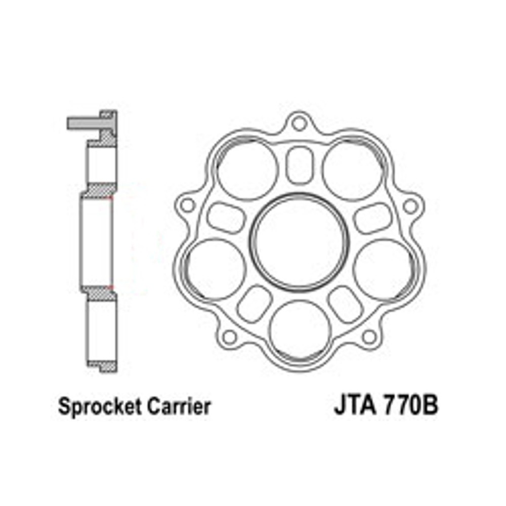 Parastrappi Jt X JTA761/762/763 per DUCATI Panigale V4 03 18-21 e altri modelli Corone JT