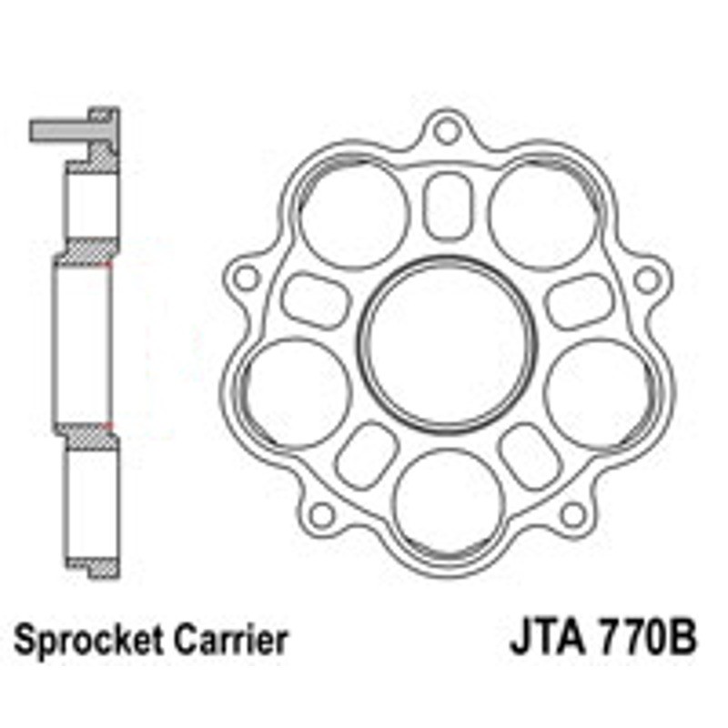 Spr.Carrier Jt For JTA761 for DUCATI Panigale V4 03 18-21 and other model Sprockets JT