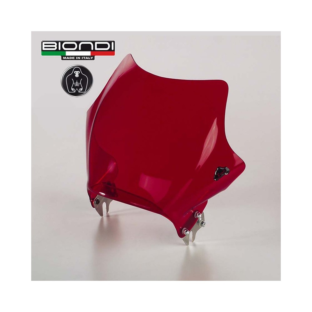 Cupolino Moto Mod.Dark Rosso per DUCATI Monster 600/00 93-06 e altri modelli Parabrezza e Cupolini BIONDI