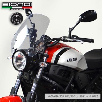 Cupolino Yamaha Xsr 700/900 21SMOKE Gray Chiaro per YAMAHA XSR 700/900 21 Parabrezza e Cupolini BIONDI
