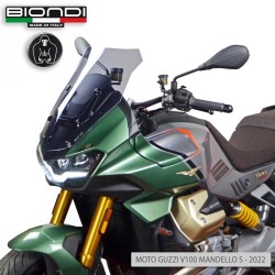 Windshield Moto Guzzi V100 22FUME Clear - Touring for MOTO GUZZI V100 Mandello 22- Windshields and Fairings BIONDI