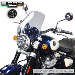 Cupolino Royal Enfield METEOR350 21- Touring Fume\' Chiaro per ROYAL ENFIELD Meteor 350 21- e altri modelli Parabrezza e Cupolini BIONDI