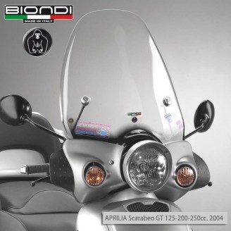 Windscreen Aprscarabeo Gt 125150 0250 Con Ki for APRILIA Scarabeo GT 125/200/250 04- Windshields and Fairings BIONDI