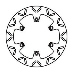 Disco Freno Honda CBF600 03-07/ Vfr 750F 88-93 Ant. per CAGIVA Elefant 750 93-95 e altri modelli Dischi Freno GRIMECA