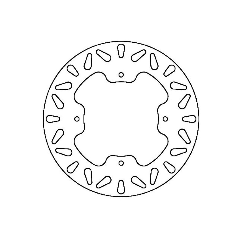 Brake Disc Honda Nx-Xr-Slrrear for HONDA : 650 FMX 58 650 NX Dominator 934 650 SLR 98 650 Vigor 992 250 XLR R Baja 90 250 XLR R Baja 91- Brake Discs Ferodo