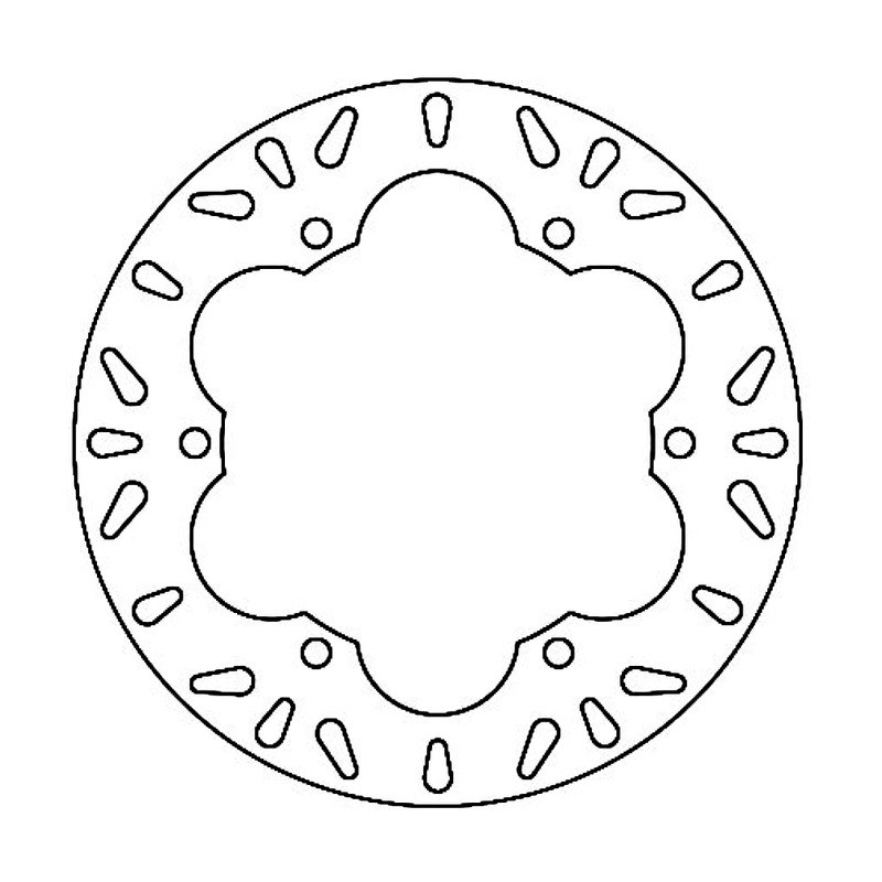 Disco Freno FMD0076R per KAWASAKI : 750 GPX 89 Dischi Freno Ferodo