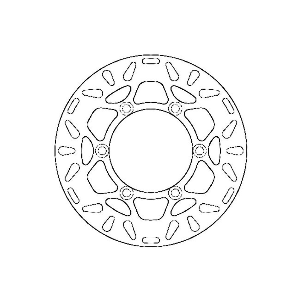 Disco Freno Kawa Kx 80/100 Ant per KAWASAKI : 80 KX 96 80 KX 930 85 KX 115 100 KX 1 14 Dischi Freno Ferodo