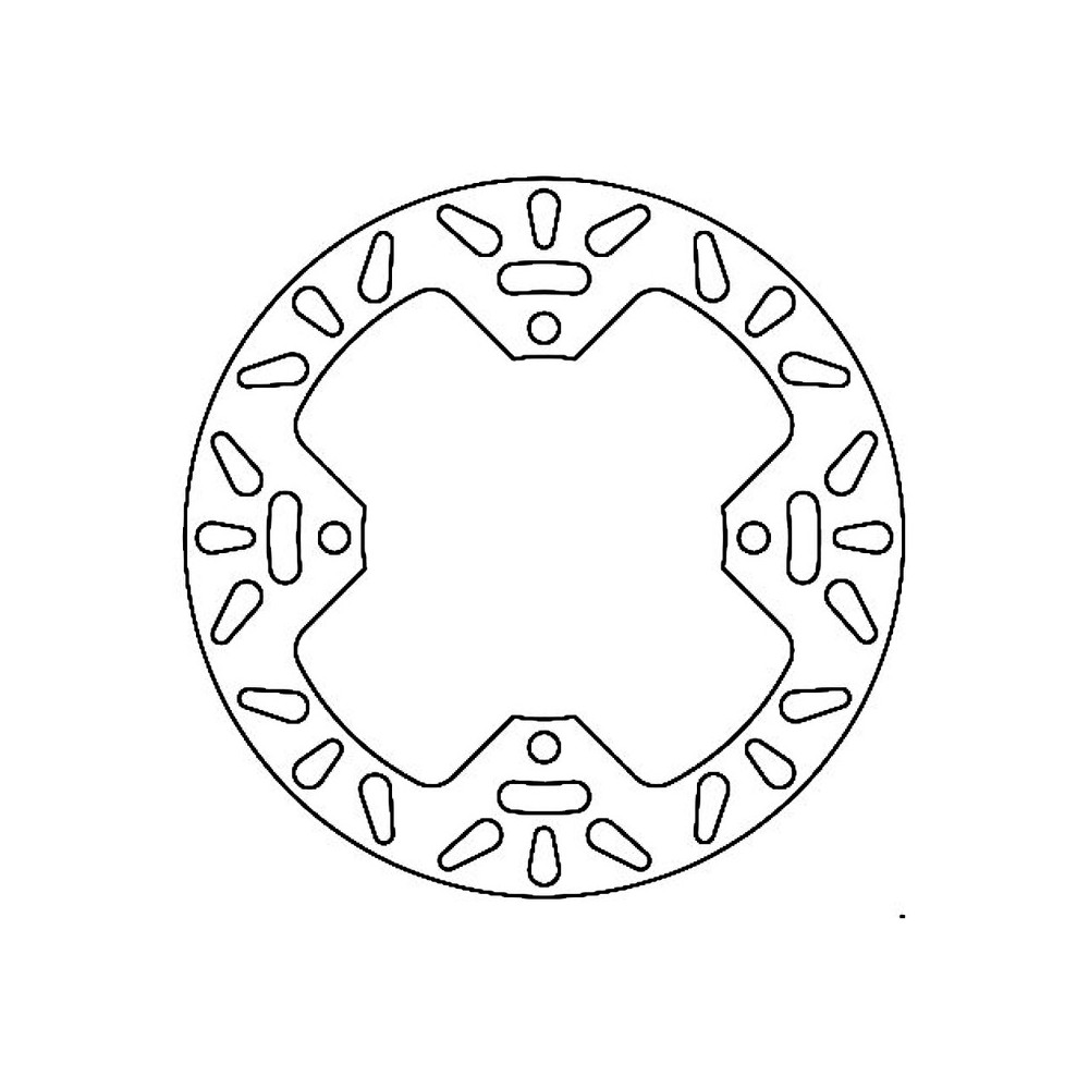 Brake Disc Honda Cr 125/250REAR for HONDA : 250 CR R 971 125 CR Supermotard 0- 250 CR Supermotard 9 81 Brake Discs Ferodo