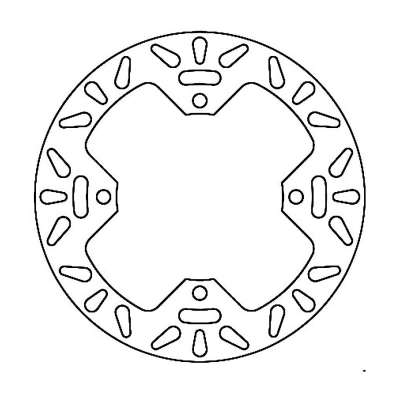 Brake Disc Honda Cr 125/250REAR for HONDA : 250 CR R 971 125 CR Supermotard 0- 250 CR Supermotard 9 81 Brake Discs Ferodo