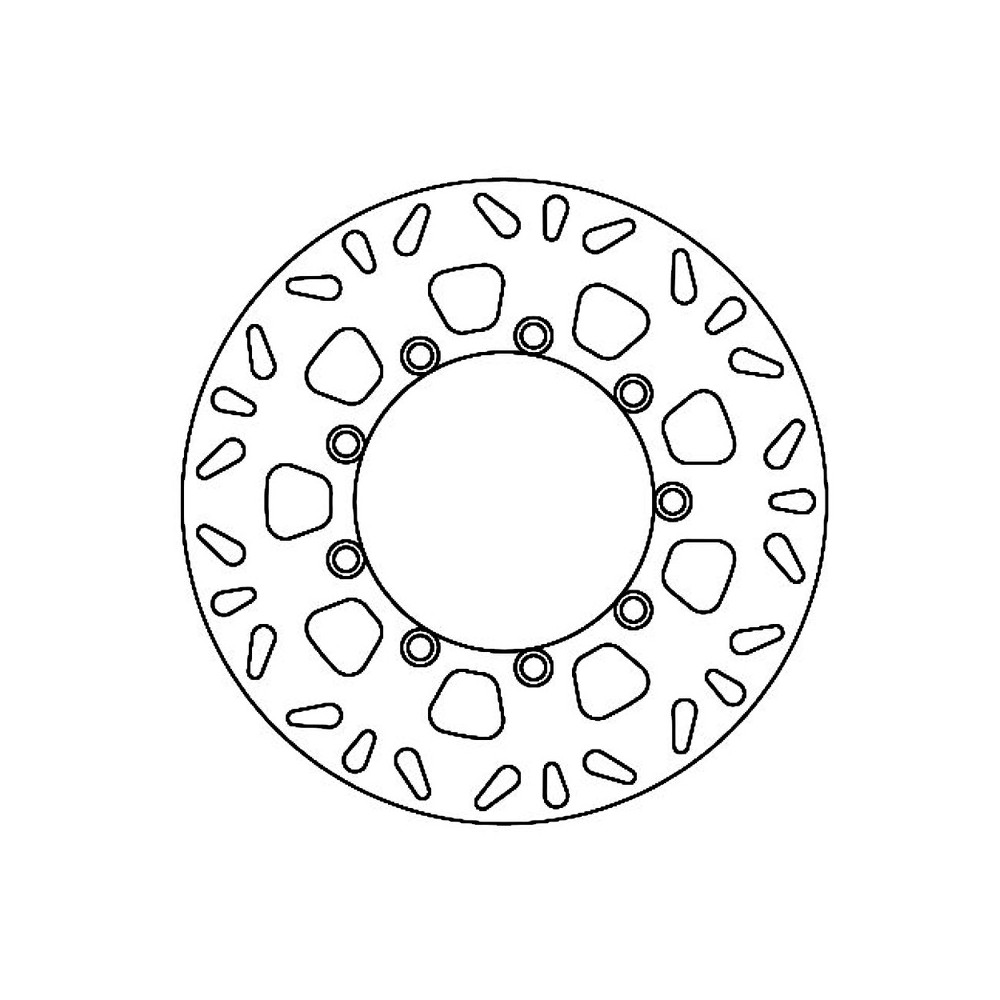 Brake Disc FMD0328R for KAWASAKI : 650 KL Tengai 92 650 KLR 9 54 Brake Discs Ferodo