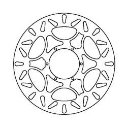 Disco Freno FMD0365R per DERBI GPR 50/125 Nude 04-08 e altri modelli Dischi Freno Ferodo
