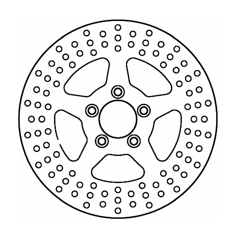 Disco Freno FMD0433R per HARLEY DAVIDSON FLHP 90 Road King Police 10-11 e altri modelli Dischi Freno Ferodo