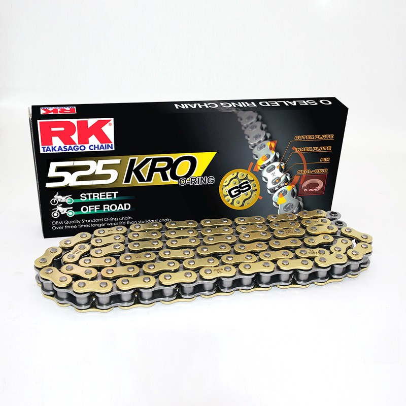 Catena Rk 525 Kro Oro 122MAGLIE Clf Catene RK
