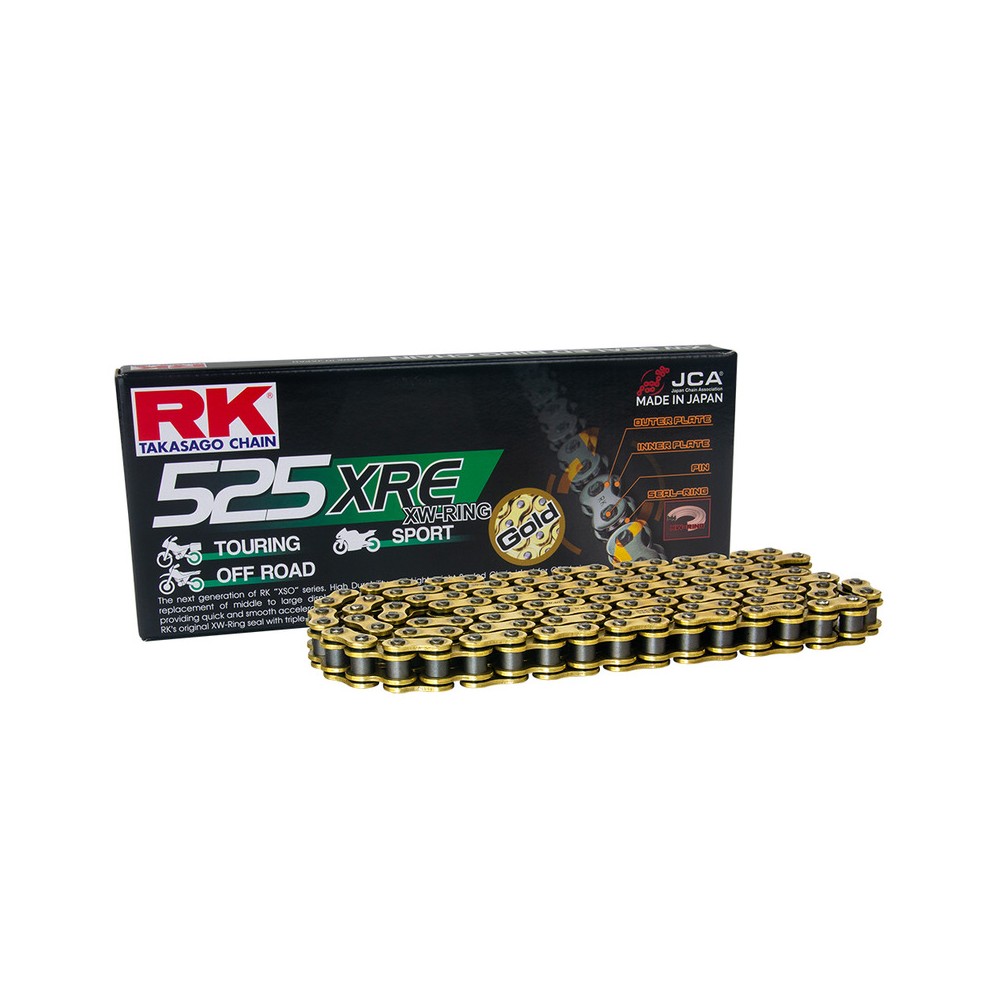 Catena Rk 525 Xre Oro 120MAGLIE Ketten RK