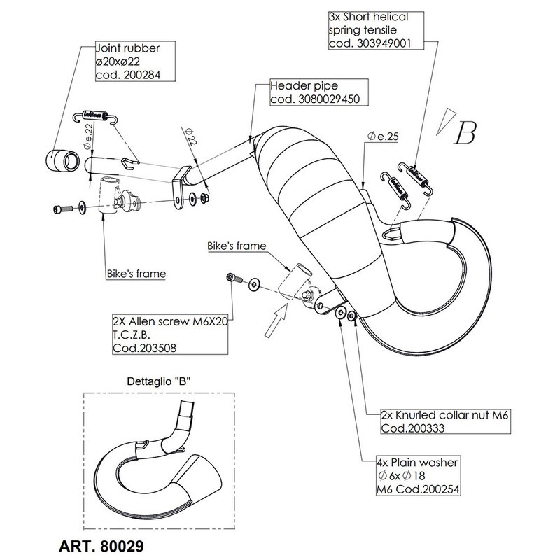 Exhaust Pipes X-Fight Beta Rrbeta Rr 50 Enduro/Motard 21-22 for BETA RR 50 Enduro/Motard 21-22 Manifolds and Fittings LEOVINCE