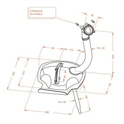 Exhaust Sitopiaggio Ape 601 for PIAGGIO Ape 6 01 Exhausts and Mufflers SITO